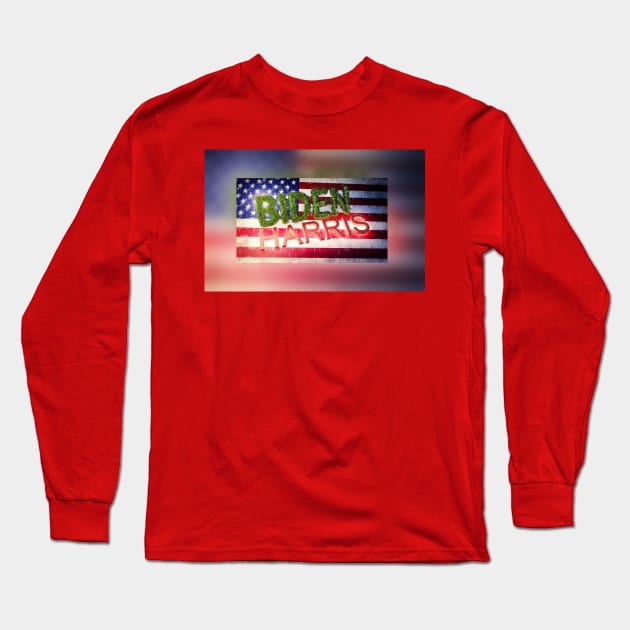 Biden Harris Fahne Long Sleeve T-Shirt by coolArtGermany